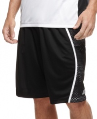 Perfect your game. Stay comfortable no matter how long you practice in these mesh shorts from adidas.