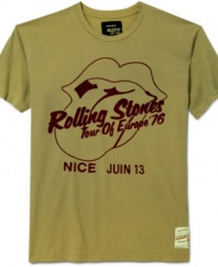 Add some jumpin' jack flash to your summer style with this graphic-t-shirt from the Rolling Stones.