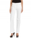 In bright white, these MICHAEL Michael Kors Gramercy bootcut pants are perfect for a polished summer look!