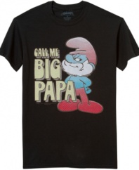 Pay homage to a cartoon classic with this retro-cool Smurfs shirt from Freeze.