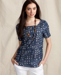This cotton top from Tommy Hilfiger is part of a collection inspired by Africa. All proceeds go to Millennium Promise, which benefits the development of African communities -- a stylish way to do good!