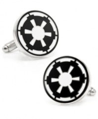 The Unmistakable Insignia Of Imperial Empire Comes Complete With white Enamel On A Shiny Rhodium Plated Setting For Star Wars Fans Spanning The Galaxy. Pick Up A Pair For The 3D Launch Of Star Wars: Episode I - The Phantom Menace.