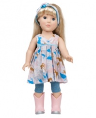 The perfect play pal! This Dollie & Me doll from Madame Alexander is ready to join in on the fun with everyone.