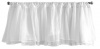 Tadpoles Layered Tulle Window Valance in White