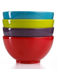 Just plain fun. The Color Cafe serving bowl from Waechtersbach is a brilliant addition to everyday meals and, in a range of irresistible candy colors, a dream to mix and match.