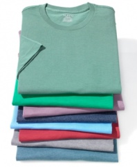 A classic crew neck from Alfani is comfortable and cool for your everyday wear.