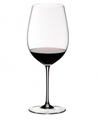 Match grape to glass with Sommeliers stemware. Shaped to heighten flavor and aroma, this Bordeaux wine glass from Riedel is as elegant in luminous crystal as it is cleverly designed.