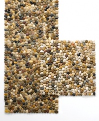 Lay the foundation for modern tables with the Beachstone Riverbed placemat. Multi-colored stones bring unconventional style and a natural, zen-like feel to casual settings. (Clearance)