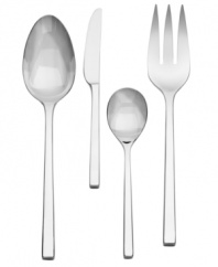 Less is more. The clean lines and slender handles of the Polished hostess set are the essence of modern grace in versatile 18/10 stainless steel. From the Vera Wang flatware collection