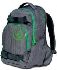 Make your statement this school year. With a laid-back cool, this Volcom backpack gets you set for September and beyond.