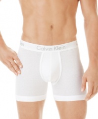 A must for any guy, these Calvin Klein boxer briefs will be the most comfortable pair you'll ever wear. U1705