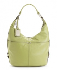 A polished leather hobo from Tignanello with plenty of pockets to keep you and your essentials organized.