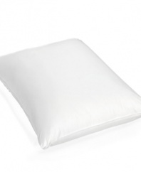 Double the fill, double the comfort! Sealy's® double comfort pillow features a latex foam core surrounded by a plush second layer of fill for superior support and comfort. Finished with a luxurious 300-thread count cotton cover.