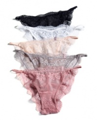 A decadent lace bikini makes every day a little lovelier. By DKNY. Style #532111
