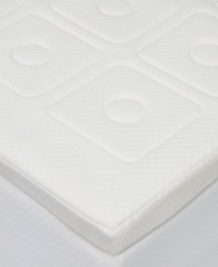 Experience the luxury of breathable, European-style ventilated memory foam. This Sensorpedic mattress topper relieves pressure points, reduced motion transfer as well as soothes tired joints while cradling your body in personalized comfort. Unlike other styles, this topper is less dependent on temperature to achieve its ideal functionality. Also features a quilted stain-resistant top layer and non-skid backing.