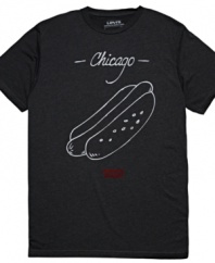 Get some good eats on your T shirt with this cool graphic style from Levi's. (Clearance)