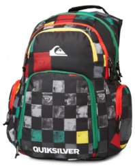 Check yourself before your wreck yourself. Keep all your gear for the day in one safe spot with this backpack from Quiksilver.