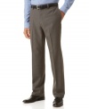 Looks good on you, looks good for the environment. These Haggar pants are never short on comfort or style.