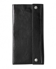 Keep track of our travel plans with the sleek style of this leather agenda holder from Fossil.