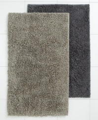 Comfort gets a new look of sophistication with Hotel Collection's Twisted bath rug, featuring soft, thirsty twists of pure cotton and a secure non-skid backing.