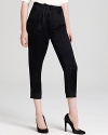 Flaunt new-season elegance with these MARC BY MARC JACOBS cropped pants. Flaunting satin at the front and a textured back, this sophisticated silhouette moves from the office to off hours in refined style.