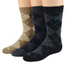 Polo Ralph Lauren boys Argyle Slack Crew socks assorted 3pairs - 4-7 (shoe size 10-13)