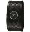 Gucci Women's YA112431 Twirl Medium Black PVD Bangle Watch