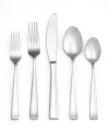 Cambridge accommodates parties of eight with just one Dylan flatware set. Flared handles with a polished sheen lend effortless elegance to any casual setting. Coordinating serving pieces ensure a put-together table.