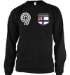 Finland Crest International Retro Soccer Mens Thermal Shirt, Finnish National Pride Mens Long Sleeve Thermal Shirt