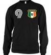 Ireland Crest Retro International Soccer Mens Thermal Shirt, Irish National Pride Mens Long Sleeve Thermal Shirt