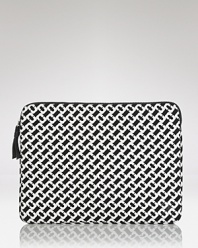 Hit print with this neoprene laptop case from DIANE von FURSTENBERG, striking in the label's signature graphics.