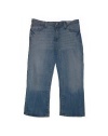 Women's Ralph Lauren Polo Jeans Co. Capri Jeans Blue Distressed Denim