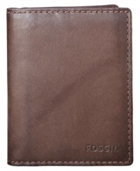 This wallet from Fossil keeps your goods secure while staying in style.