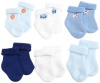Gerber Baby-Boys Newborn 6 Pack Variety Cozy Socks