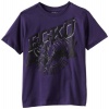 Ecko Boys 8-20 Eu Slant Short Sleeve T-Shirt, Royal Purple, Medium