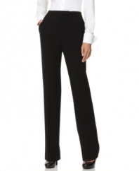 The essential work dress pant is crafted in a sleek silhouette with classic tailoring, by Jones New York.