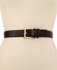 Simply classic. Accent a pair of trousers or polish off jeans with this clean belt by Style&co.
