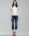 7 For All Mankind Skinny Crop & Roll Jean