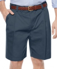 Time to get comfortable with these extender-waist shorts from Geoffrey Beene.