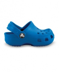 This clog is so comfortable and so fashionable for your baby.  Gotta love Crocs covering their tiny toes!