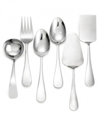 With clean lines in brilliant, best-quality stainless steel, these Towle Living serving utensils bring unparalleled versatility to the table. A flawless complement to any place setting and occasion, from Thanksgiving dinner to Sunday brunch.