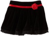 Hartstrings Baby-girls Infant Stretch Knit Velvet Skirt, Black, 18 Months