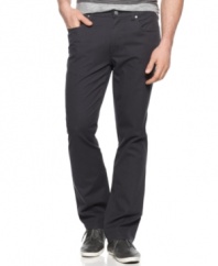 Get an extension on your casual style with these corded pants from Kenneth Cole Reaction.