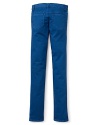 These go-to Aqua jeans boast a trend-right skinny silhouette with the kick of a cool blue hue.