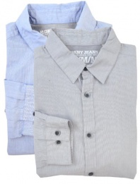 DKNY Jeans Micro Stripe Button-Down Shirt