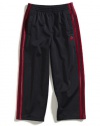adidas Boys 2-7 Fashion Tricot Pant, Caviar Black, 7X