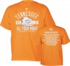 Tennessee Volunteers Adidas Orange All Your Might Student Section T-Shirt