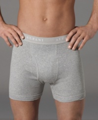 Plain and simple. In a soft rib knit, these Alfani boxer briefs are the ones you'll want to stock up on.