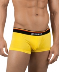 Stay dry and comfortable with these movement friendly trunks from Papi.