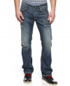 Get a complete modern overhaul to your denim with these slim-fit jeans from INC International Concepts.